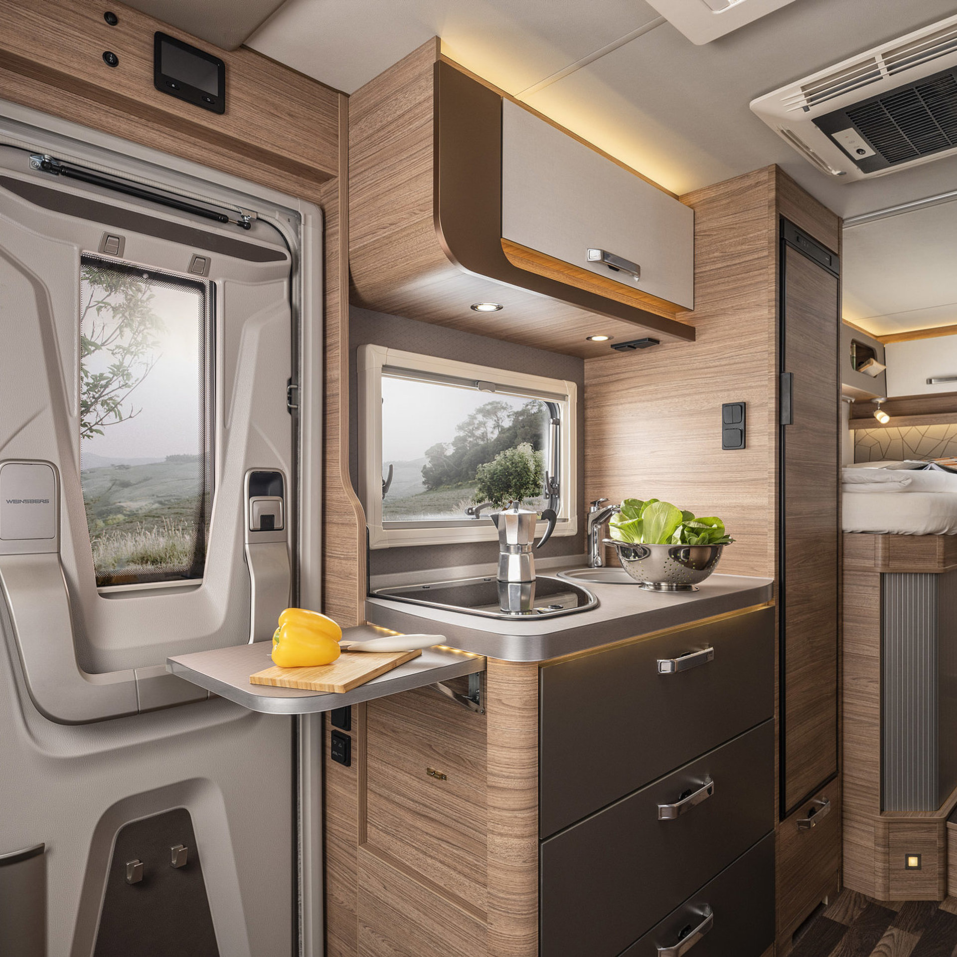 WEINSBERG CaraCompact EDITION [PEPPER] MB 2023 Küche