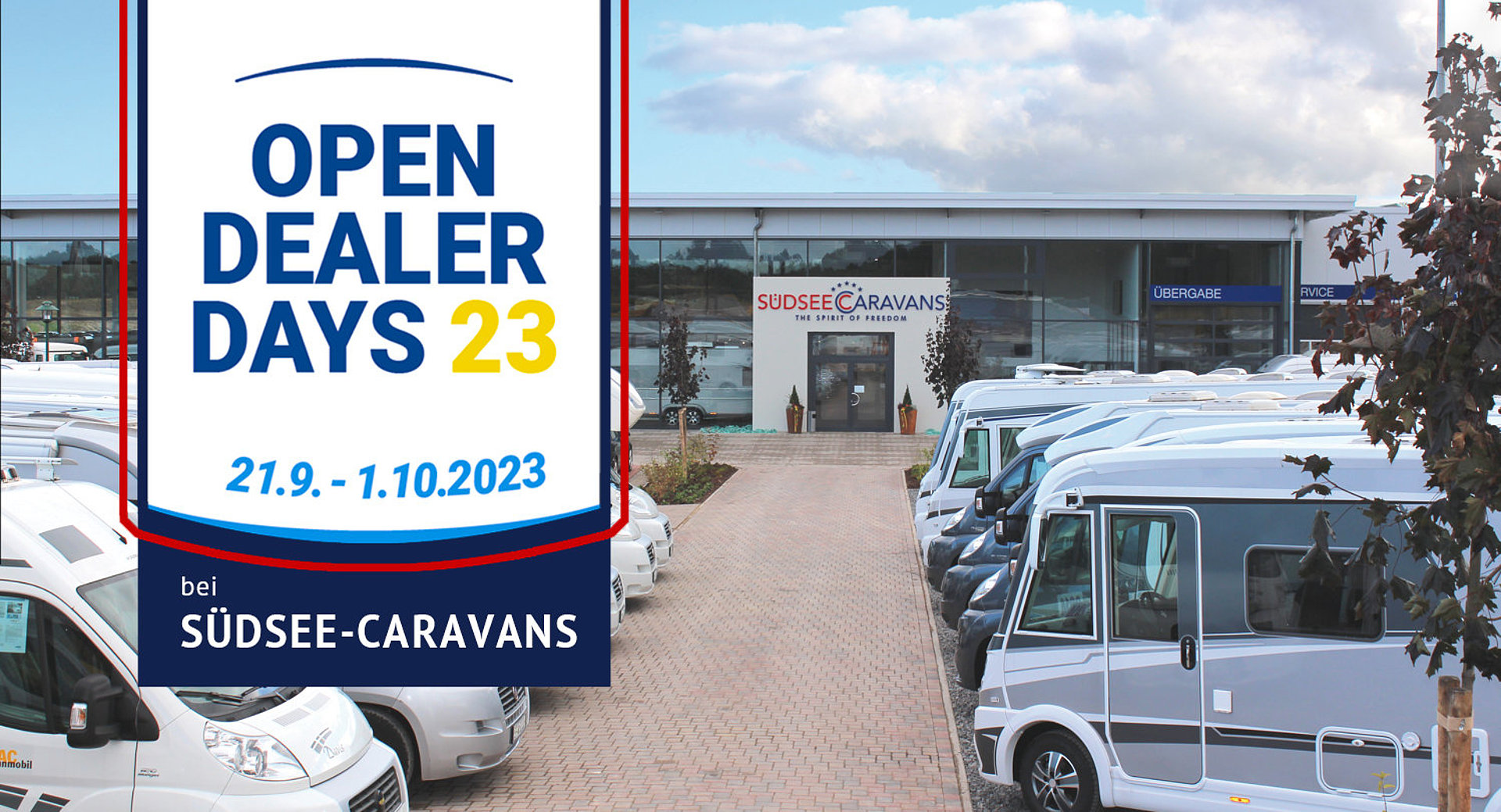 Open Dealer Days bei Südsee-Caravans bis zum 01.10.23