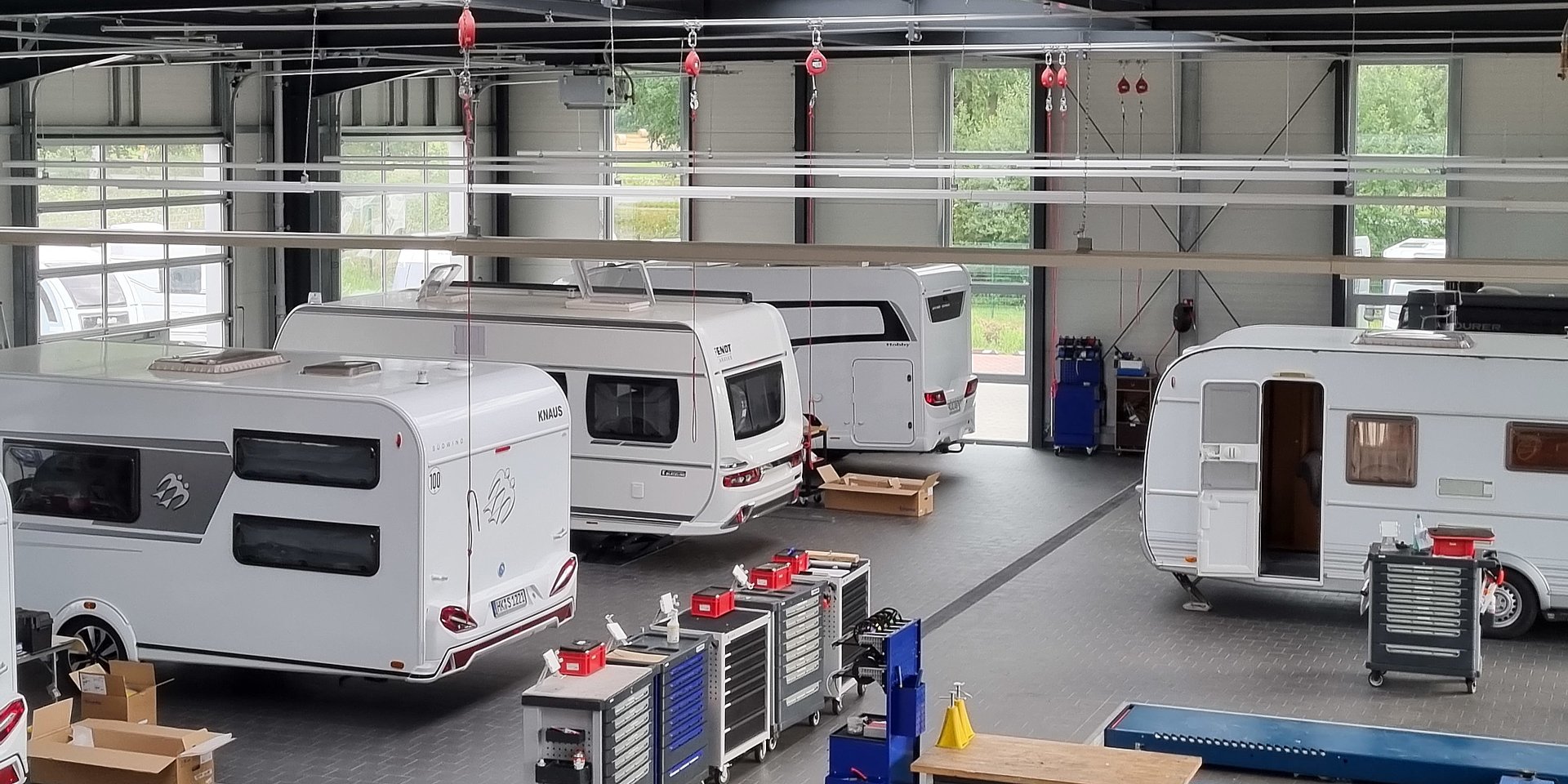 Wohnwagen Wohnmobil Werkstatt Südsee-Caravans