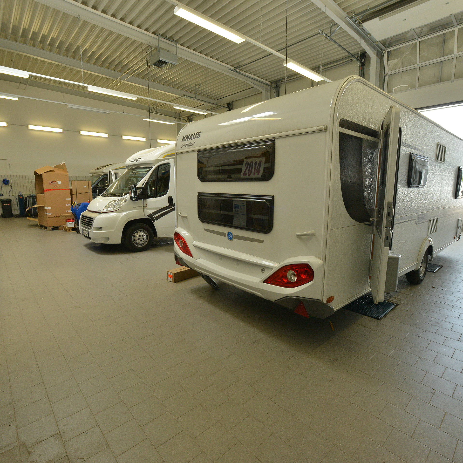 Werkstatt-Service Wohnmobile und Wohnwagen bei Südsee-Caravans